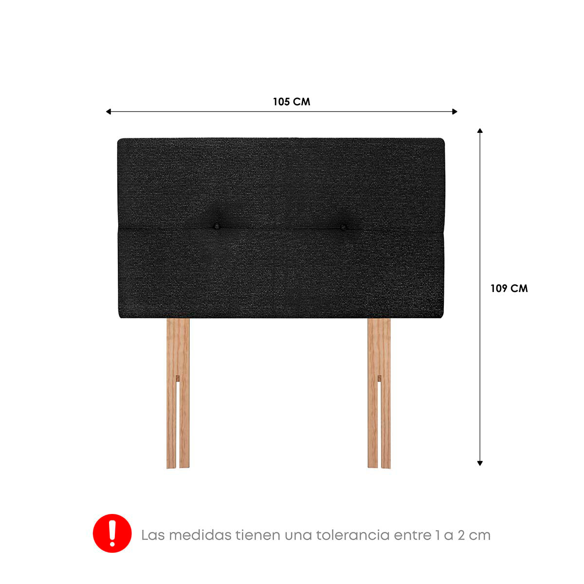 JUEGO DE DORMITORIO DIVAN FORLI ACQUA 1.5 PLAZAS GRIS - 8