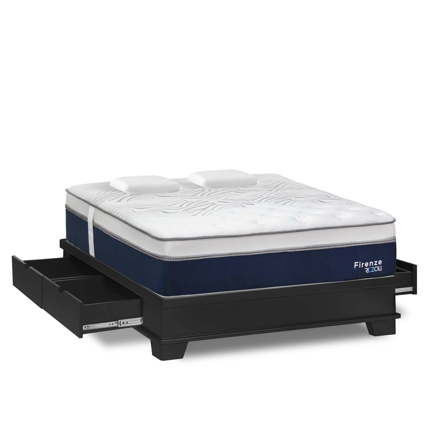 CAMA CON CAJONES RIZZOLI FIRENZE LAQUEADO KING - 2