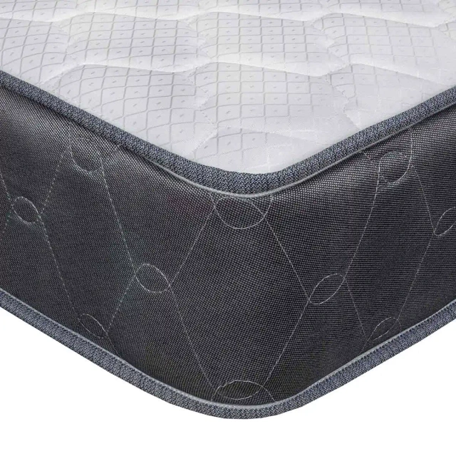 DORMITORIO SABANERA FORLI ACQUA 2 PLAZAS BEIGE + VELADOR TURIN CARAMELO - 5