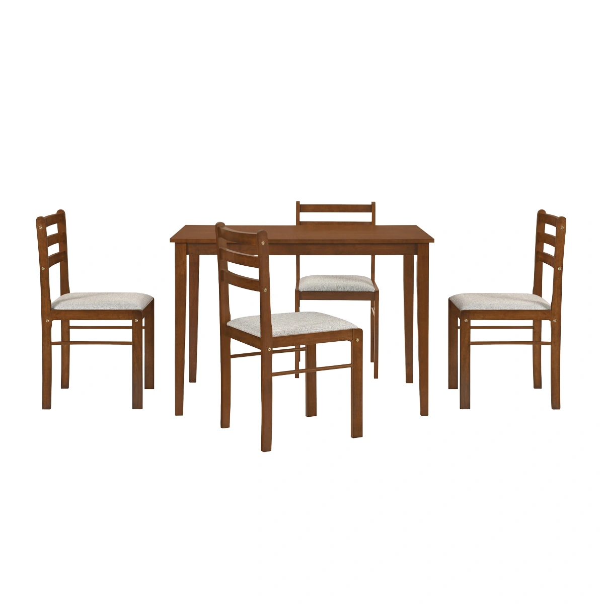 JUEGO DE COMEDOR RIPLEY HOME LISA 4 SILLAS ROBLE - 2
