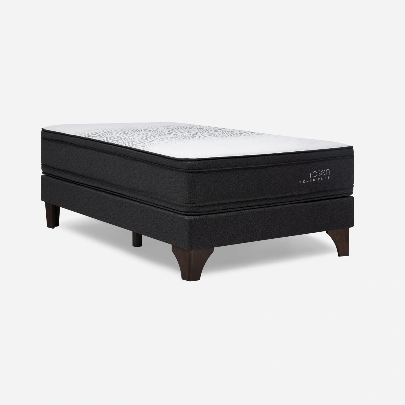 CAMA EUROPEA ROSEN TEMPO PLUS GRAFITO 1.5 PLAZAS - 5