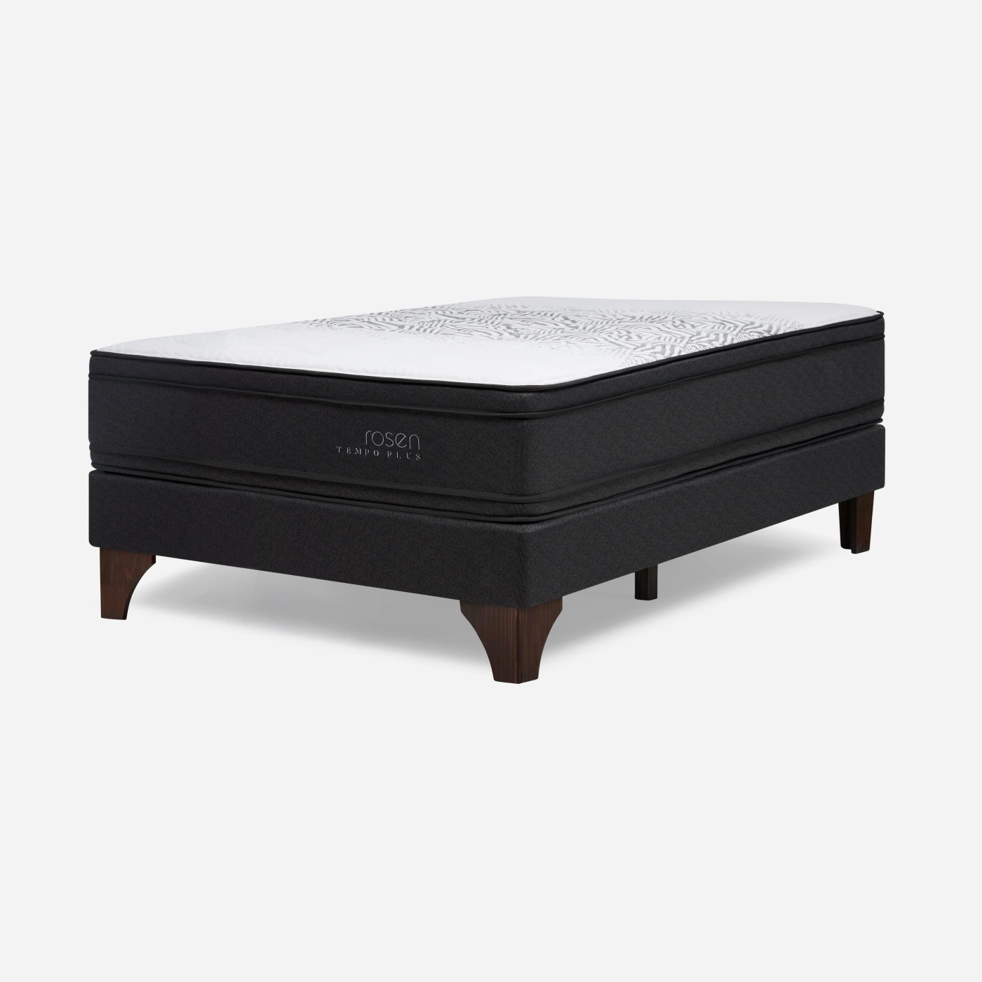 CAMA EUROPEA ROSEN TEMPO PLUS GRAFITO 2 PLAZAS - 1
