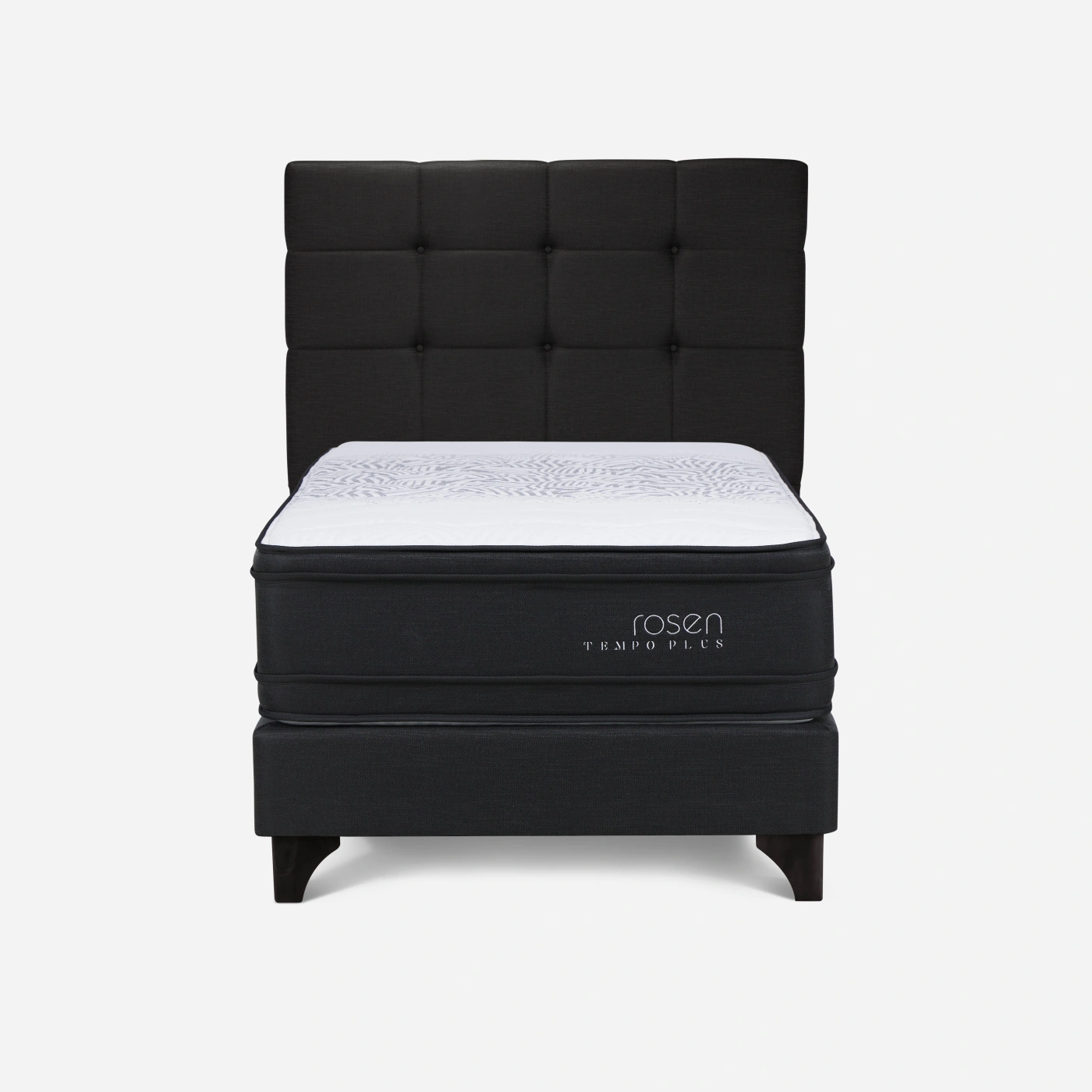 DORMITORIO EUROPEO ROSEN TEMPO PLUS GRAFITO 1.5 PLAZAS ISSEY GRAFITO - 2