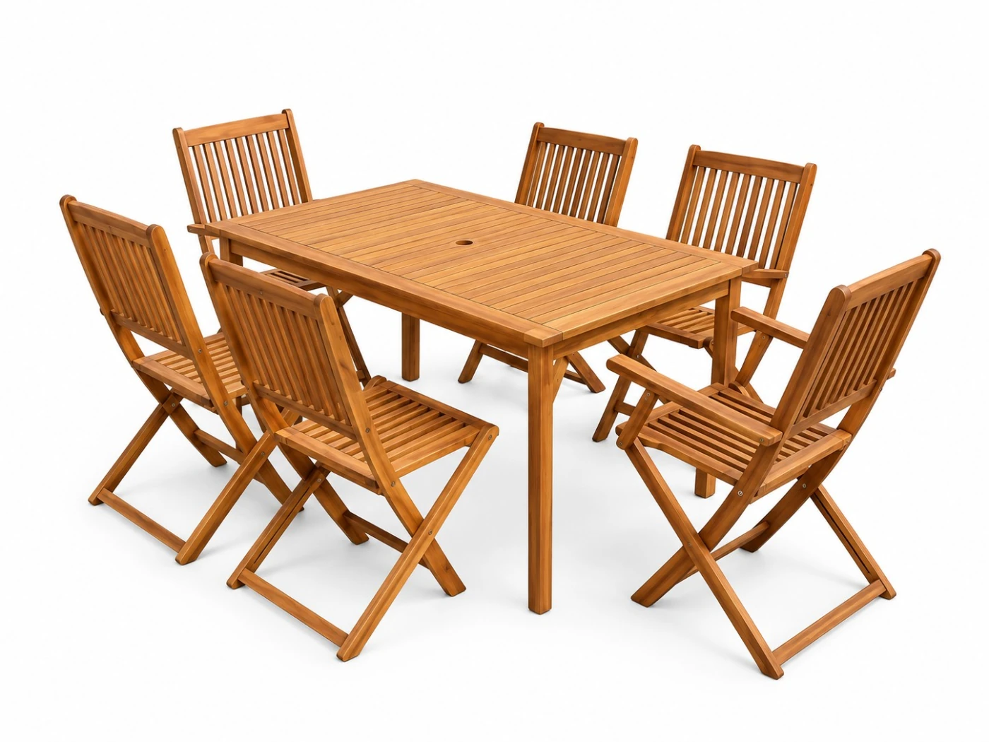 JUEGO DE COMEDOR TERRAZA MAISON LINETT MADDIE 4 SILLAS + 2 SITIALES - 2