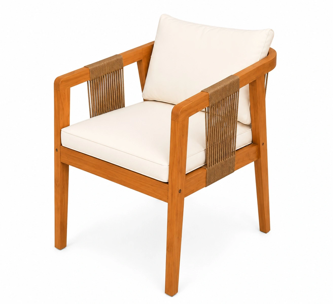 JUEGO DE COMEDOR TERRAZA MAISON LINETT VINCENT ACACIA 6 SILLAS - 3