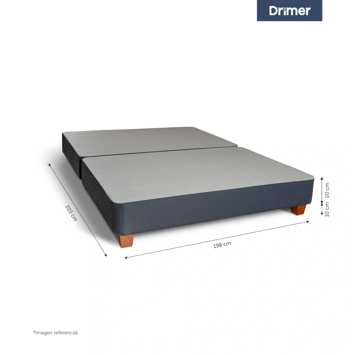 BASE AMERICANA DRIMER KING AZUL - 3