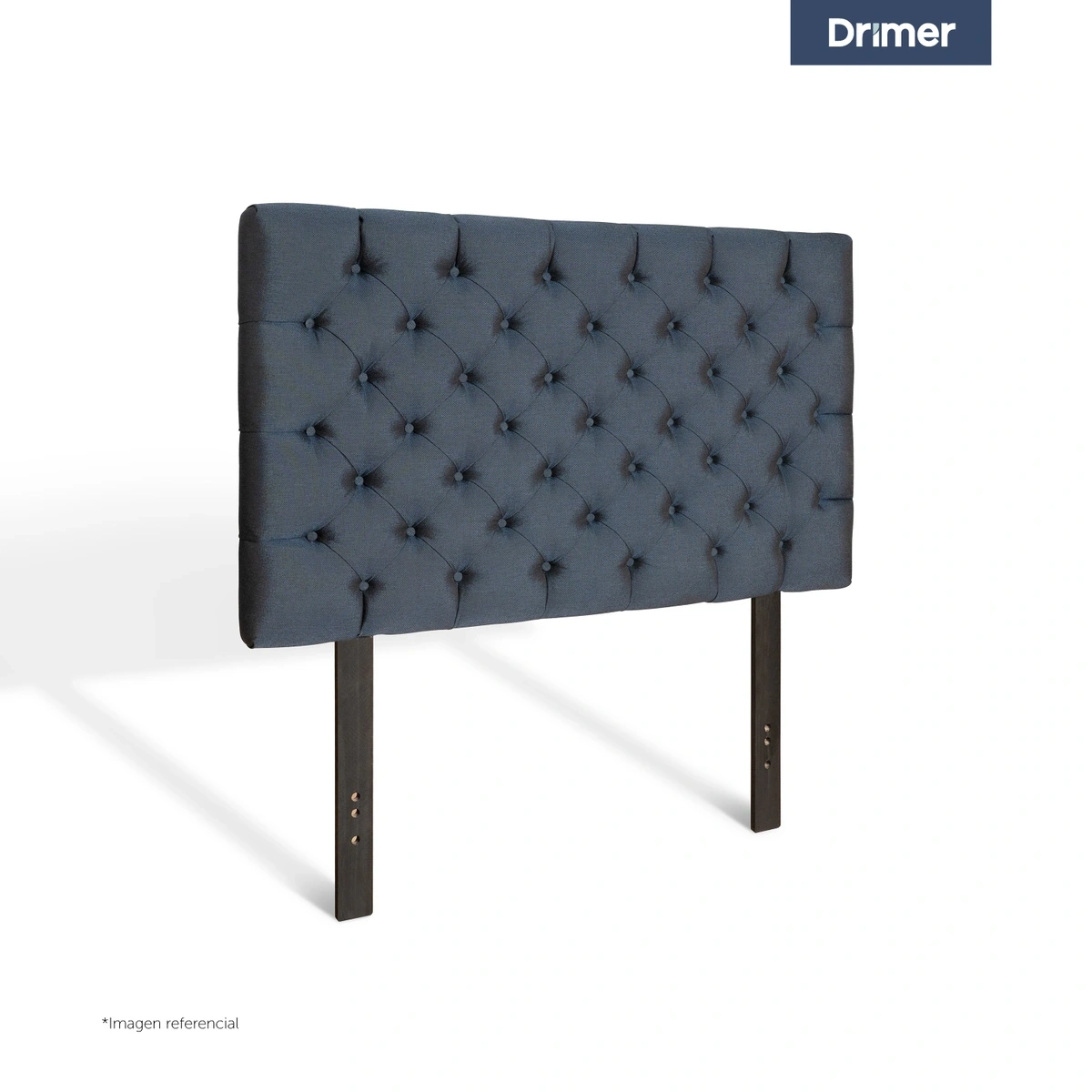 CABECERA DRIMER CAPITONE KING AZUL - 2