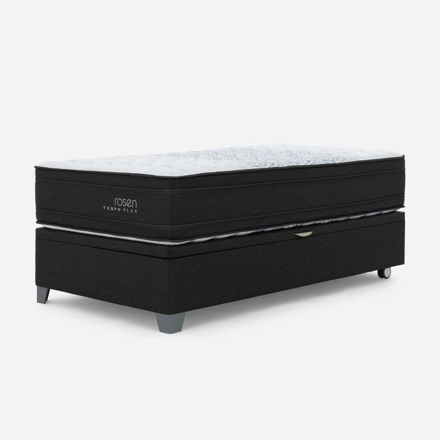 CAMA BOXET ROSEN TEMPO PLUS 1.5 PLAZAS GRAFITO - 2