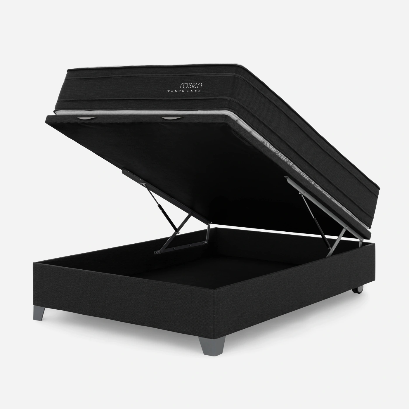 CAMA BOXET ROSEN TEMPO PLUS 2 PLAZAS GRAFITO - 1
