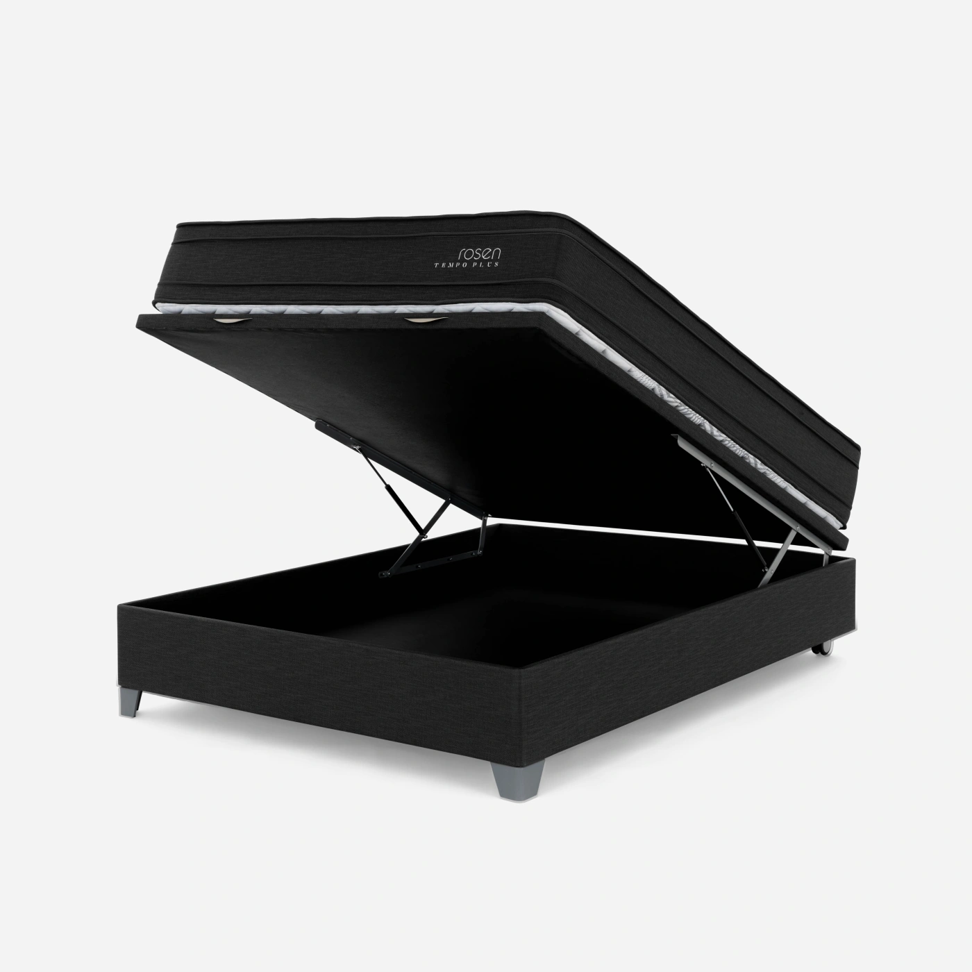 CAMA BOXET ROSEN TEMPO PLUS QUEEN GRAFITO - 1