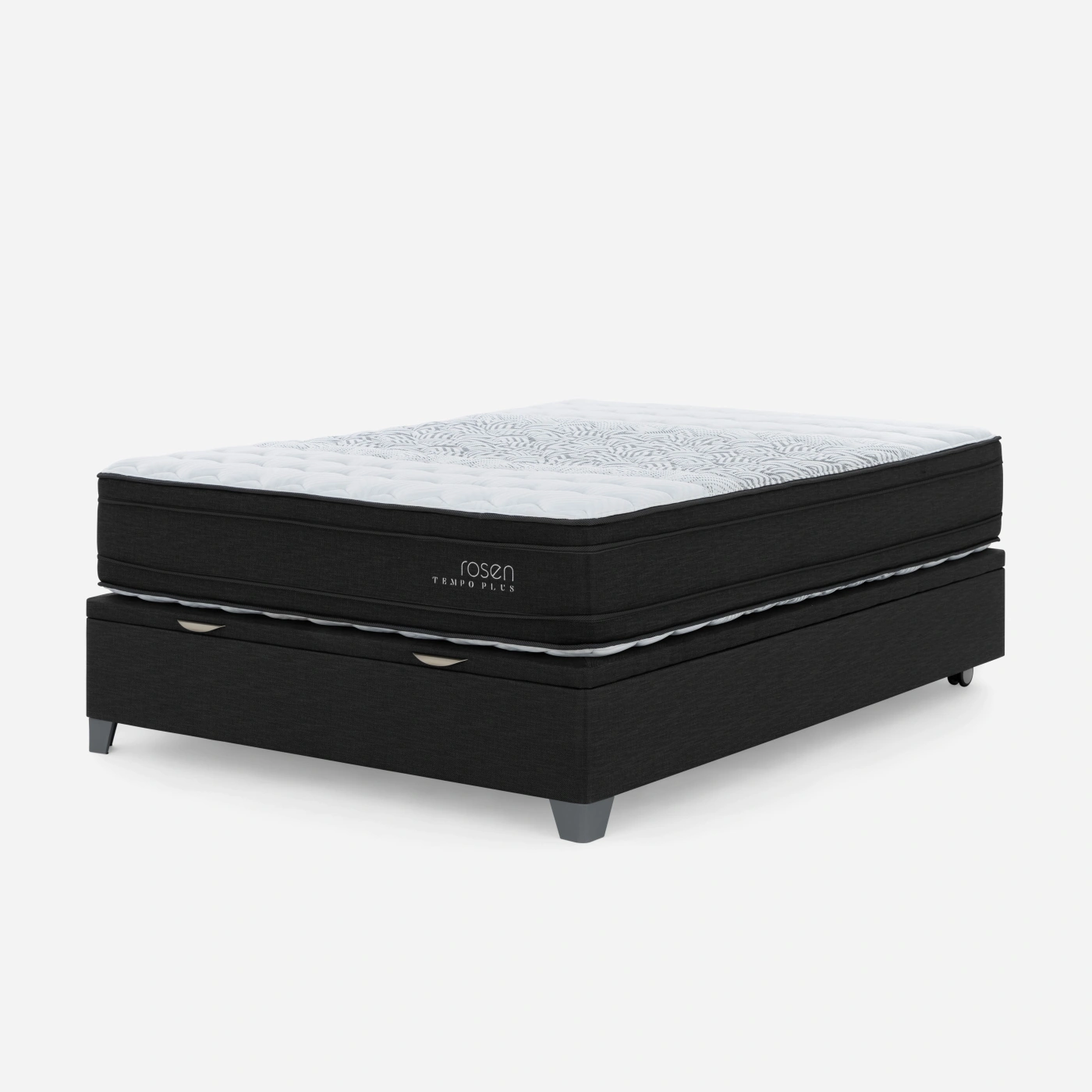 CAMA BOXET ROSEN TEMPO PLUS QUEEN GRAFITO - 2
