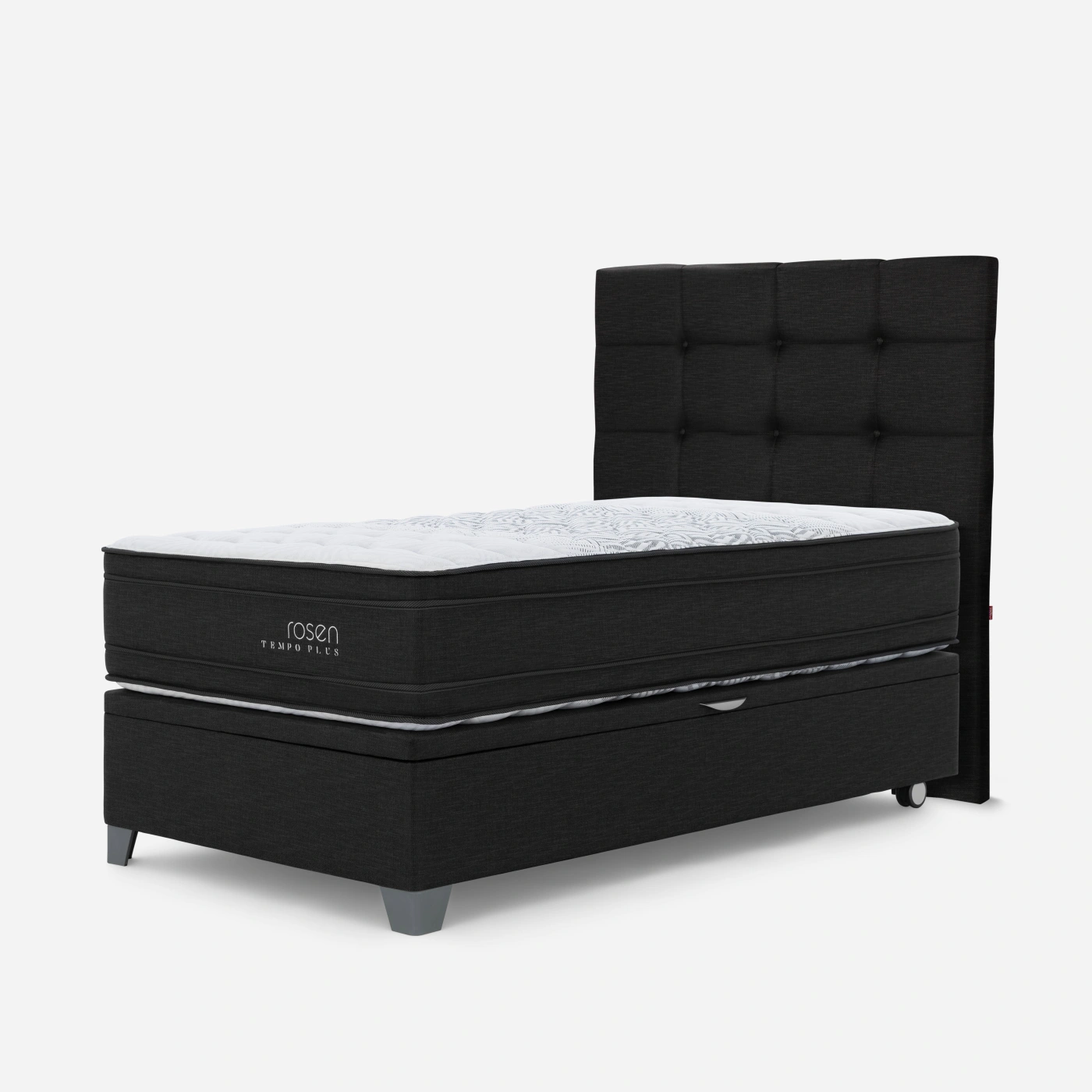 DORMITORIO BOXET ROSEN TEMPO PLUS 1.5 PLAZAS ISSEY GRAFITO - 2