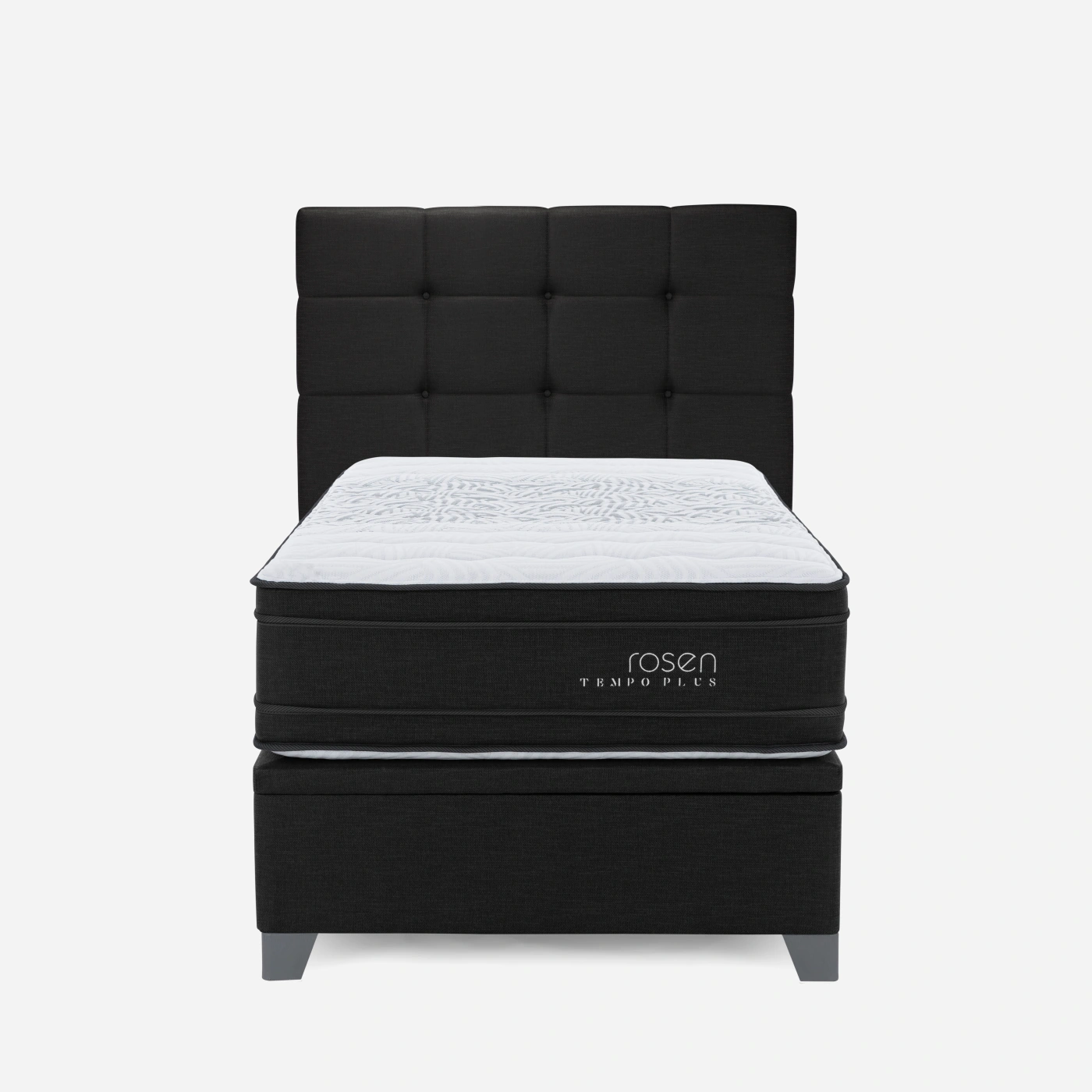 DORMITORIO BOXET ROSEN TEMPO PLUS 1.5 PLAZAS ISSEY GRAFITO - 3