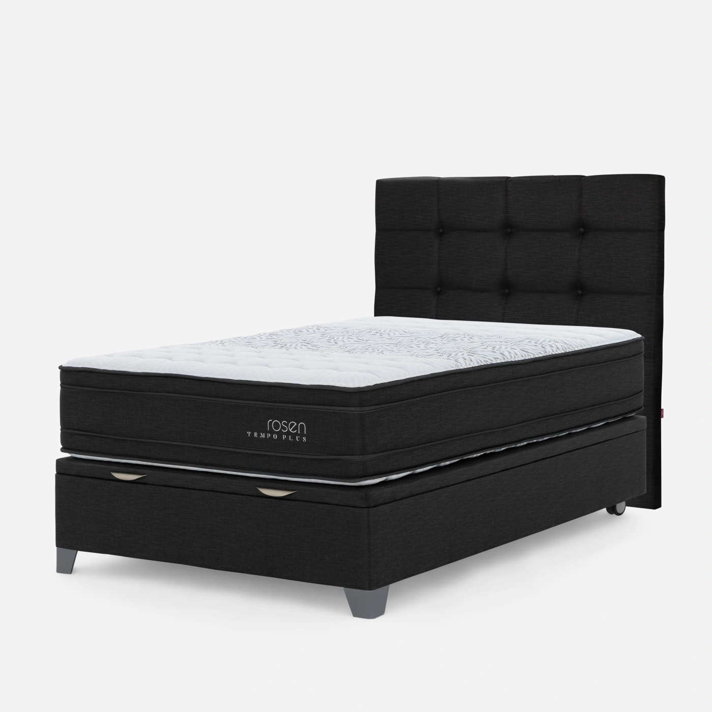 DORMITORIO BOXET ROSEN TEMPO PLUS 2 PLAZAS ISSEY GRAFITO - 2