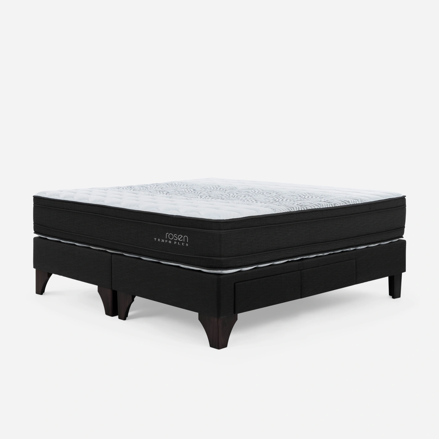 DORMITORIO EUROPEO CON CAJONES ROSEN TEMPO PLUS KING ISSEY GRAFITO - 3