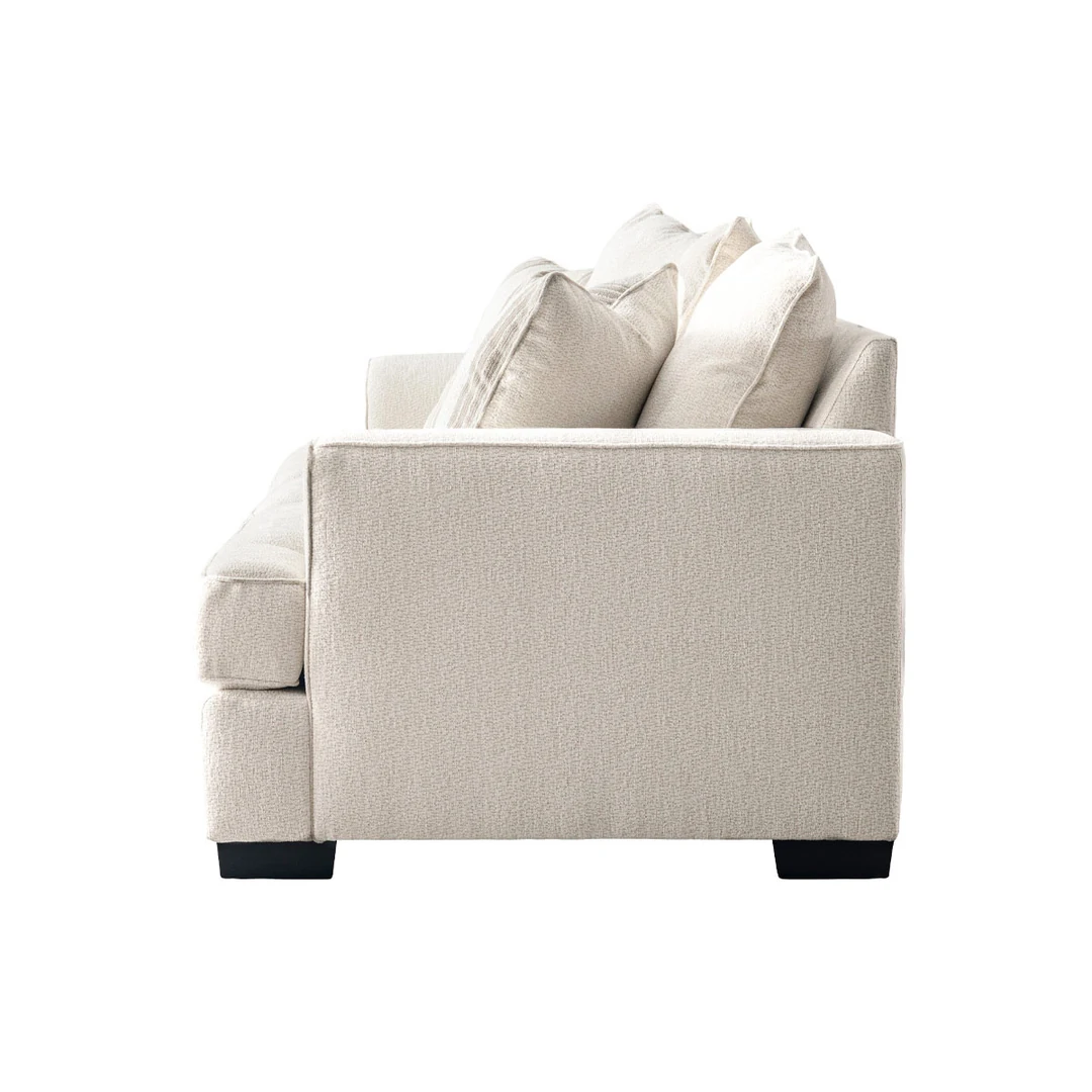 SOFÁ RIPLEY HOME ANTONIETA 3 CUERPOS CREMA - 5