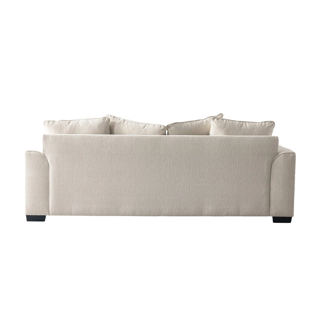 SOFÁ RIPLEY HOME ANTONIETA 3 CUERPOS CREMA - 6