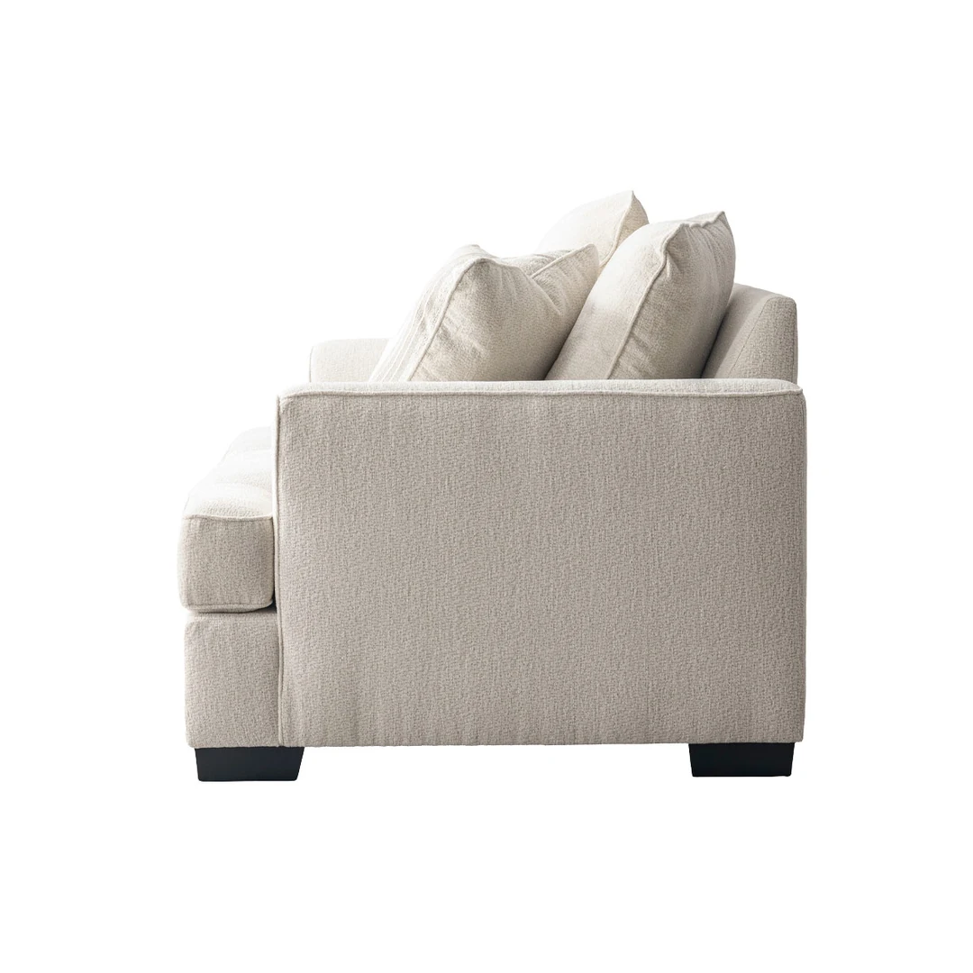 SOFÁ RIPLEY HOME ANTONIETA 2 CUERPOS CREMA - 5