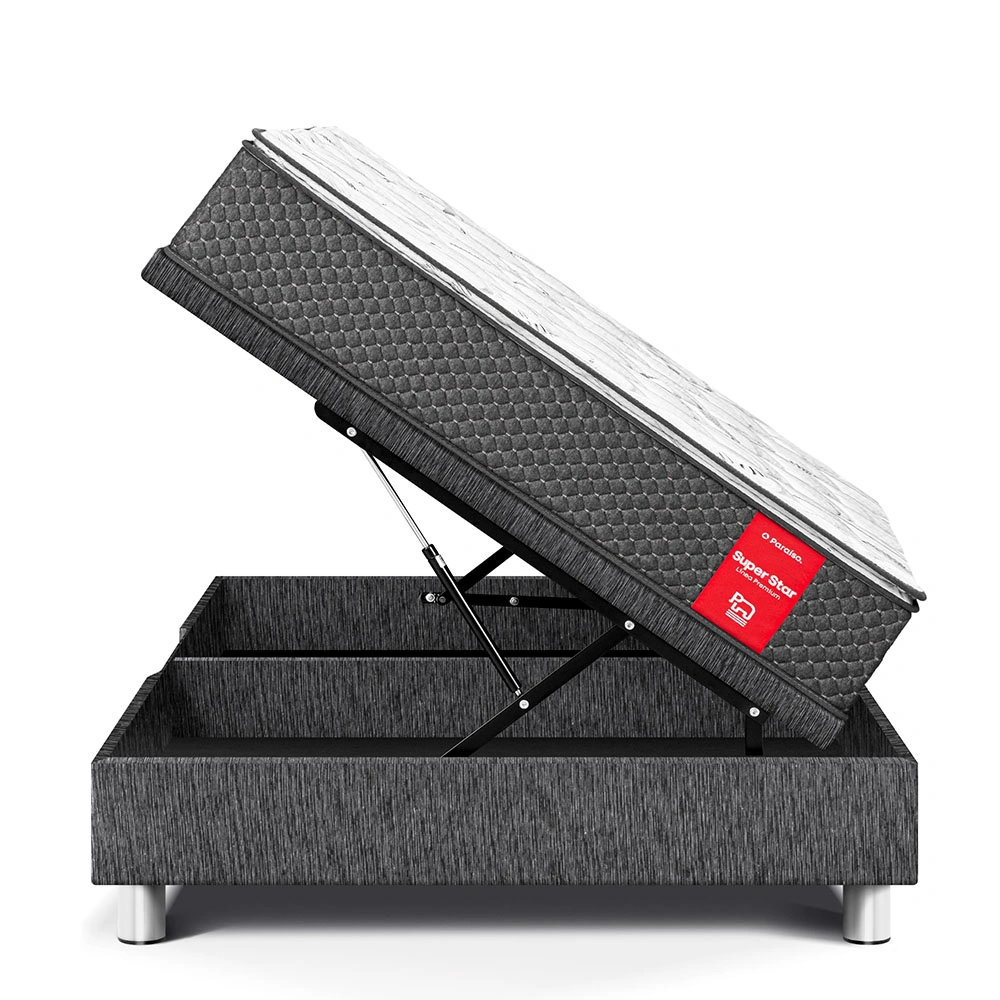 CAMA BOXET SUPER STAR 2 PLAZAS CHARCOAL - 3