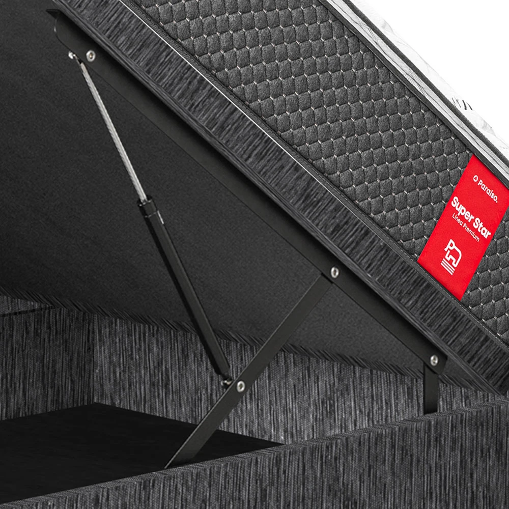 CAMA BOXET SUPER STAR QUEEN CHARCOAL - 4