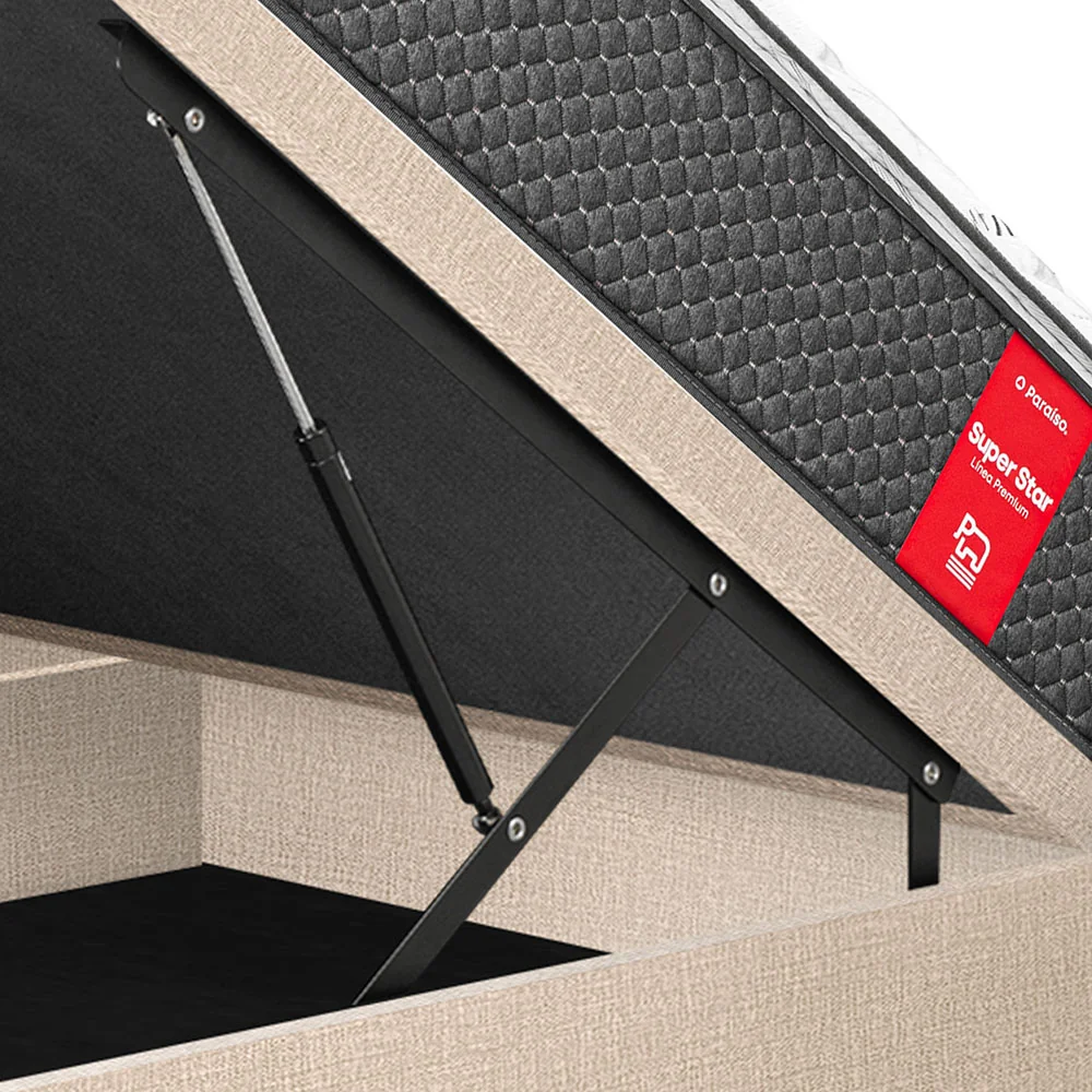 DORMITORIO BOXET BLOCKS SUPER STAR 1.5 PLAZAS CHAMPAGNE - 4