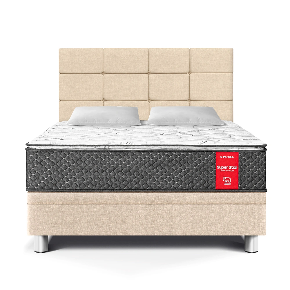 DORMITORIO BOXET BLOCKS SUPER STAR 2 PLAZAS CHAMPAGNE - 1