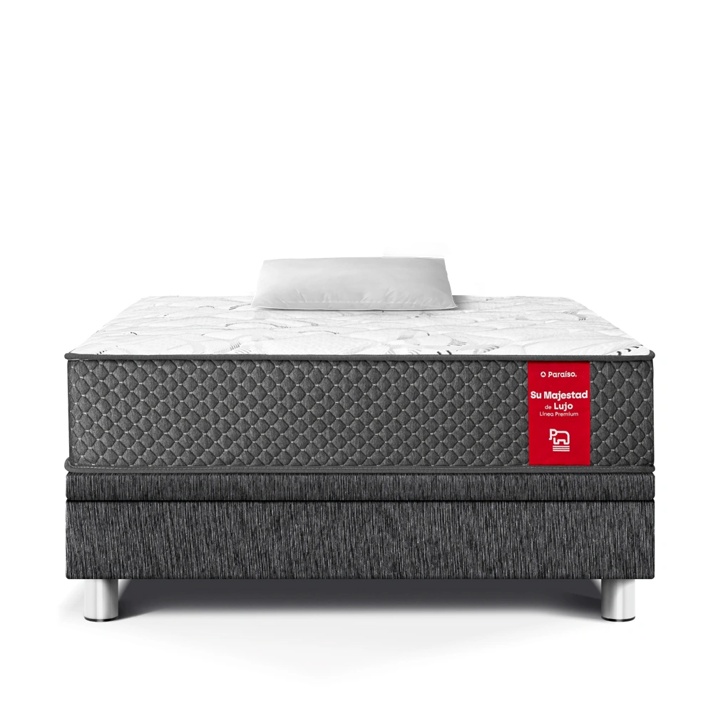 CAMA BOXET SU MAJESTAD 1.5 PLAZAS CHARCOAL - 2