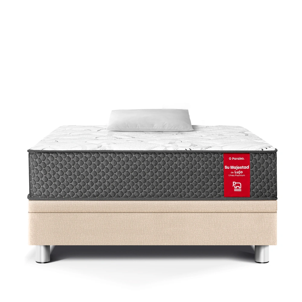 CAMA BOXET SU MAJESTAD 1.5 PLAZAS CHAMPAGNE - 2
