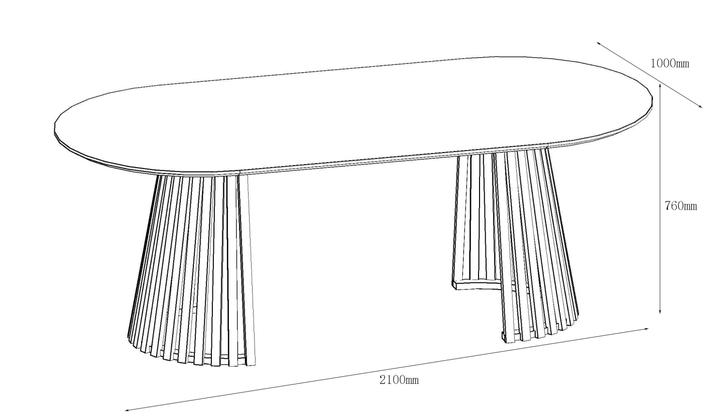 JUEGO DE COMEDOR MAISON LINETT NANTES 6 SILLAS NATURAL - 3