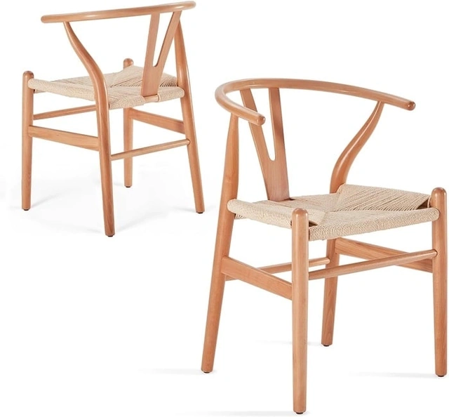 JUEGO DE COMEDOR MAISON LINETT NANTES 6 SILLAS NATURAL - 10