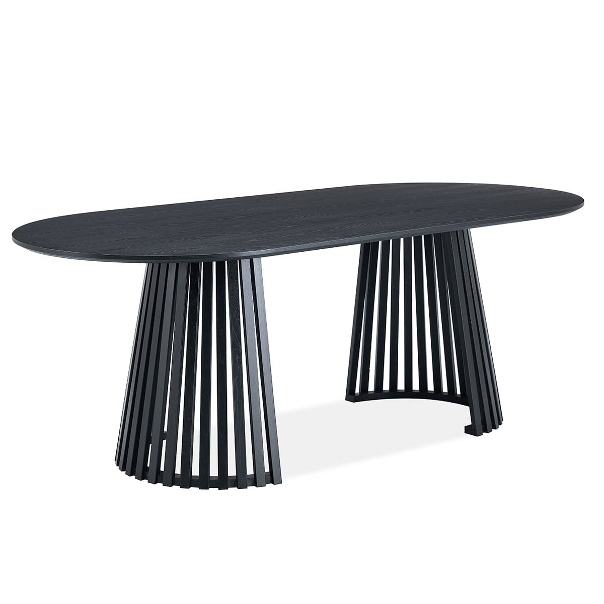 JUEGO DE COMEDOR MAISON LINETT NANTES 6 SILLAS NEGRO - 2