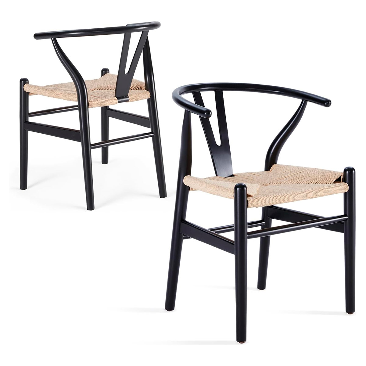 JUEGO DE COMEDOR MAISON LINETT NANTES 4 SILLAS NEGRO - 9