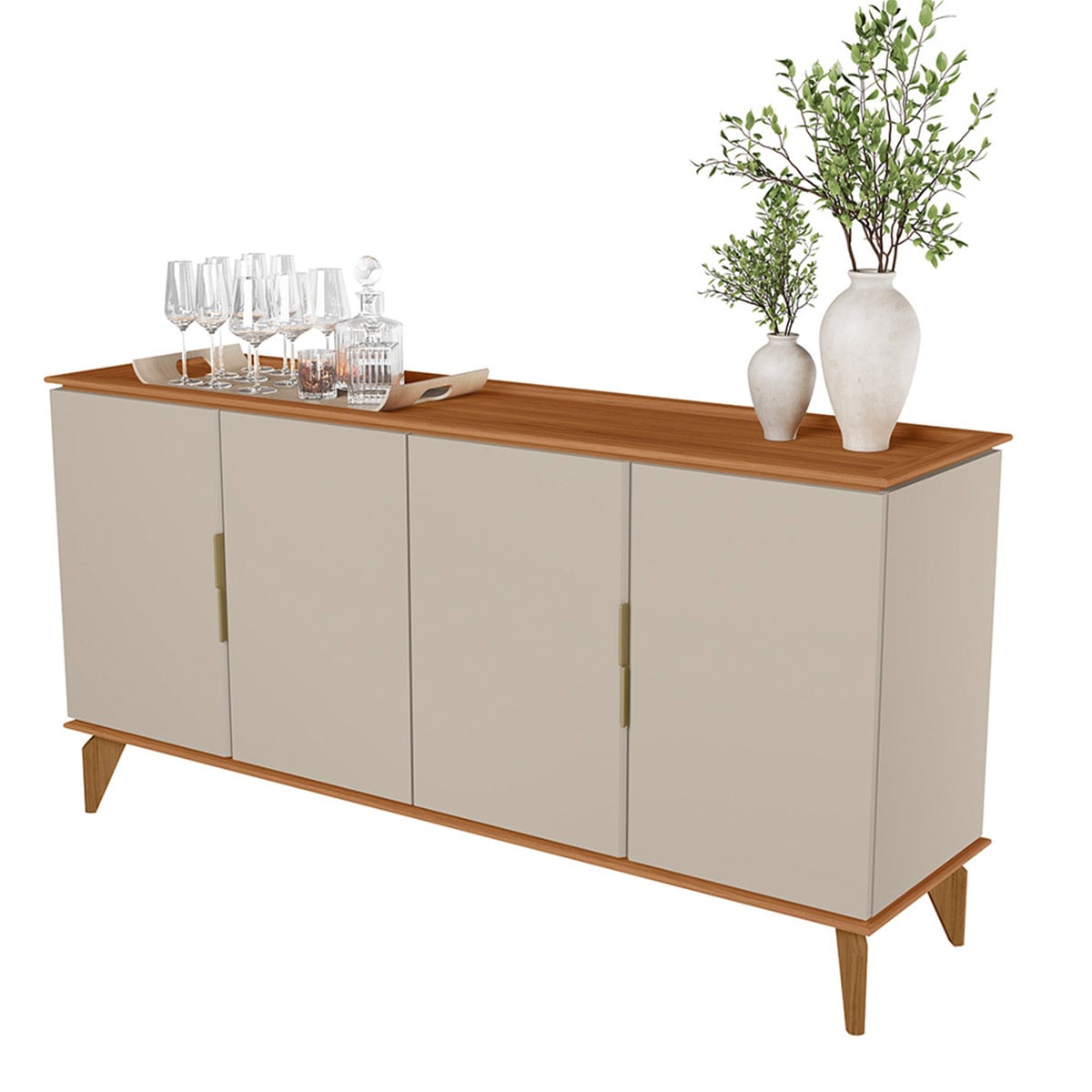 APARADOR RIPLEY HOME EVORA 2 REPISAS OFF WHITE - 3