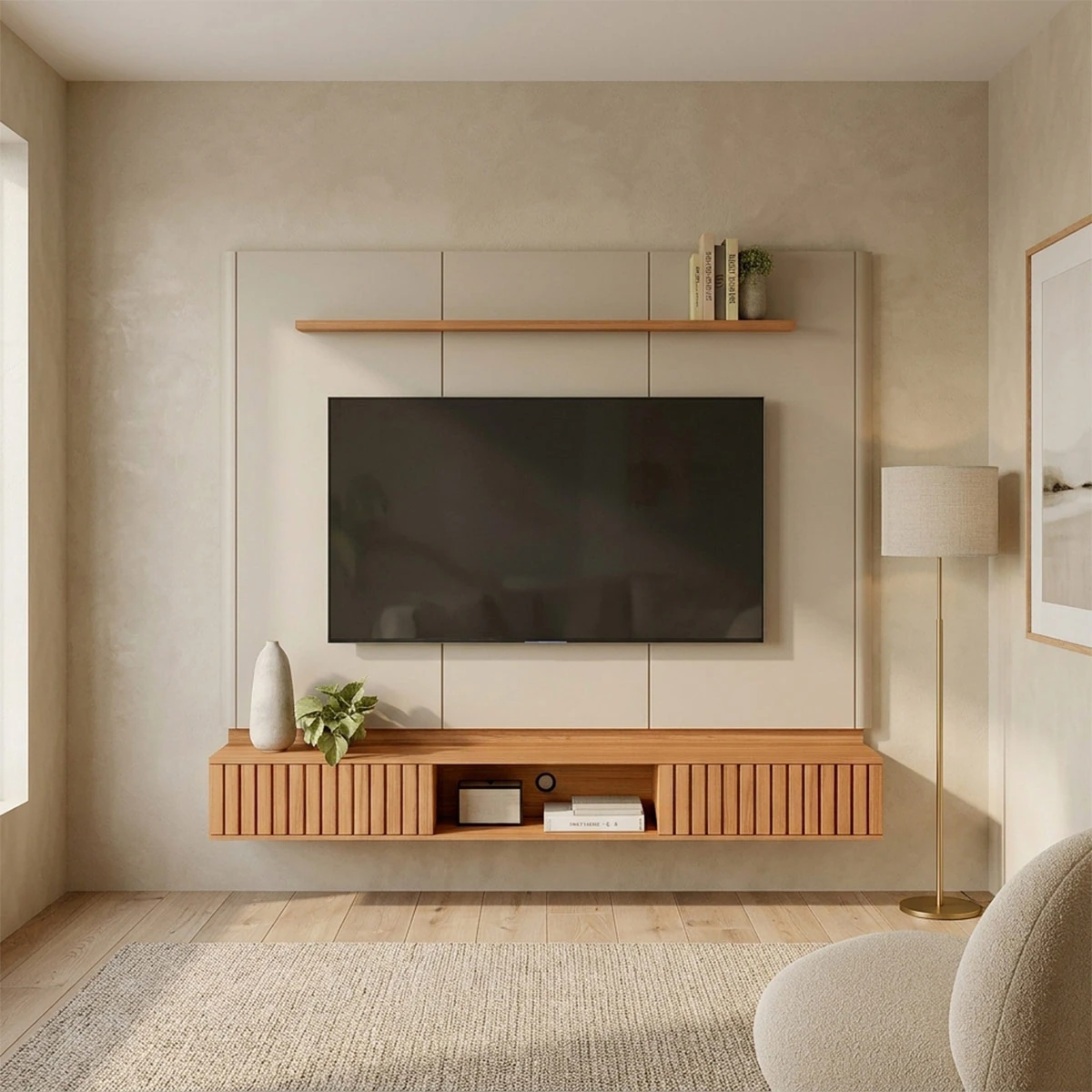 PANEL DE TV RIPLEY HOME AMARANTE HASTA 70" - 1