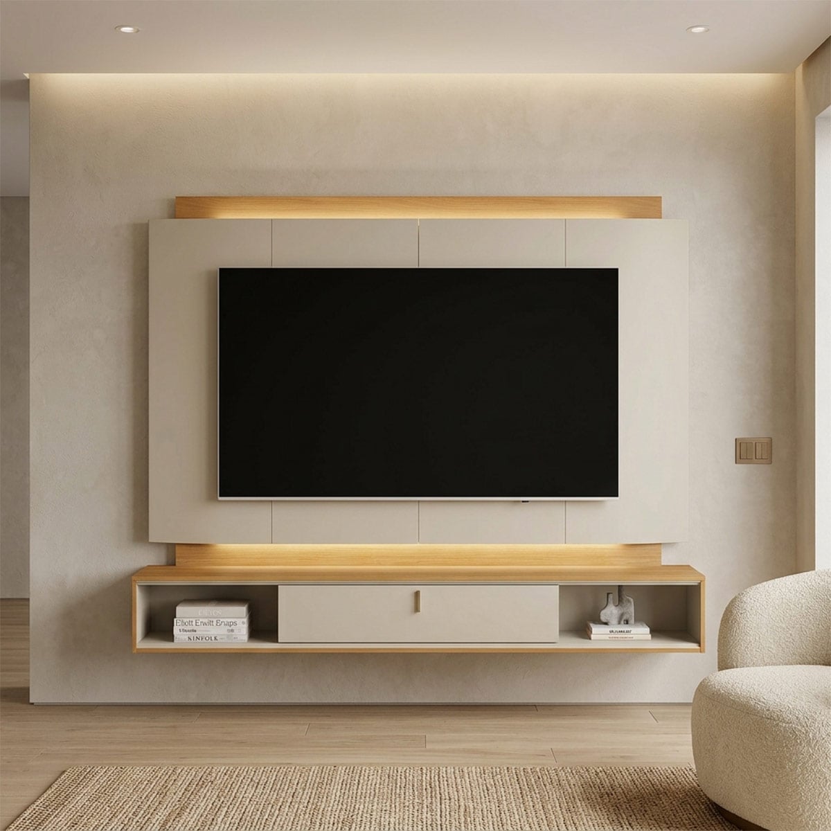 PANEL DE TV RIPLEY HOME HAVANA HASTA 75" - 1