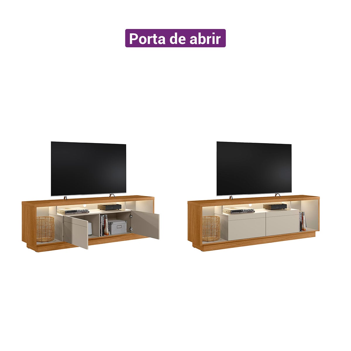 MESA DE TV RIPLEY HOME CRONOS HASTA 75" - 7