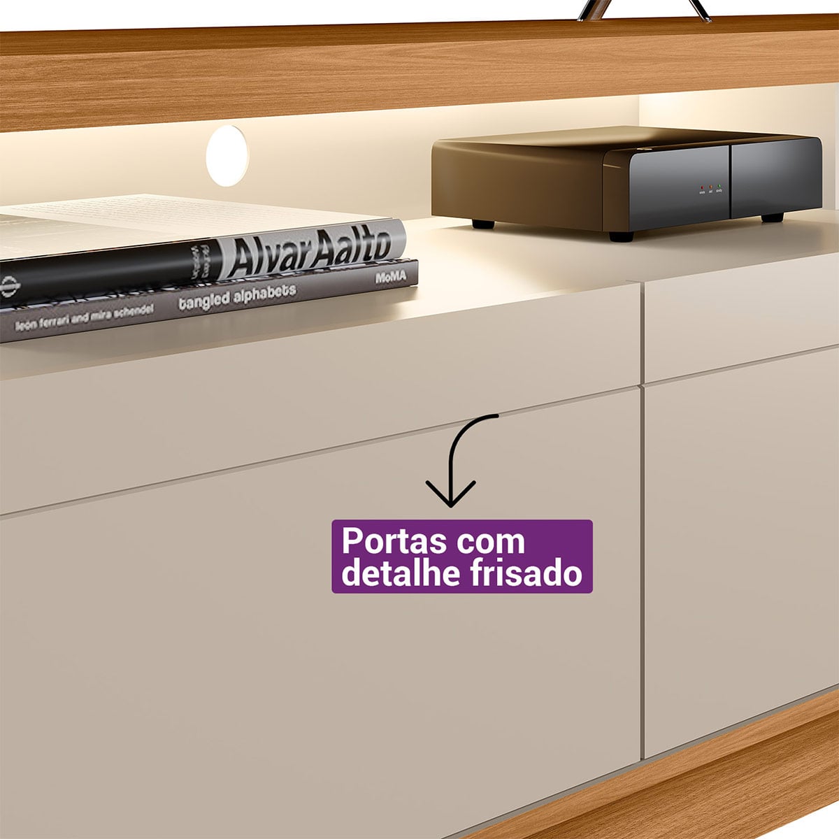 MESA DE TV RIPLEY HOME CRONOS HASTA 75" - 8