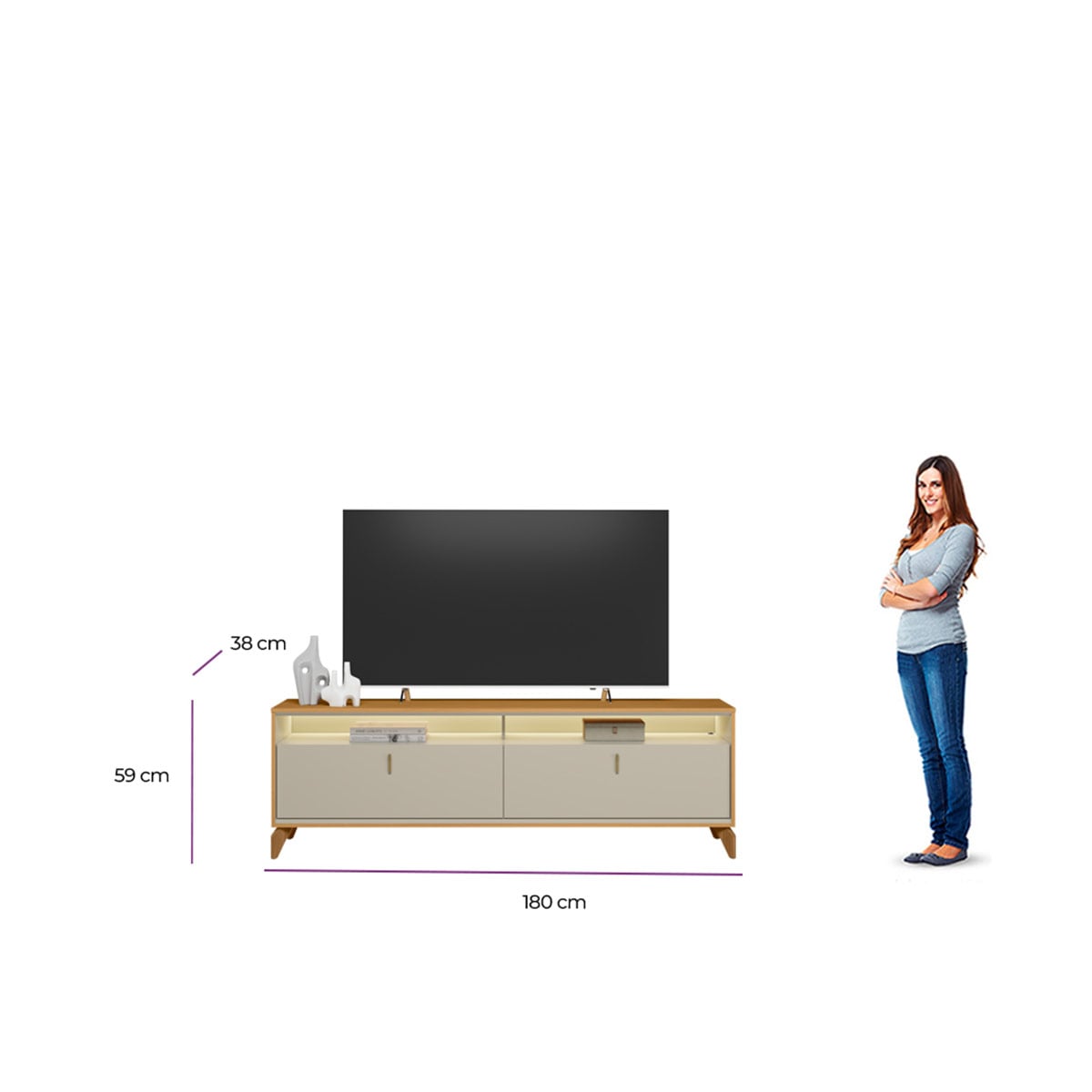 MESA DE TV RIPLEY HOME DUBAI HASTA 75" - 4