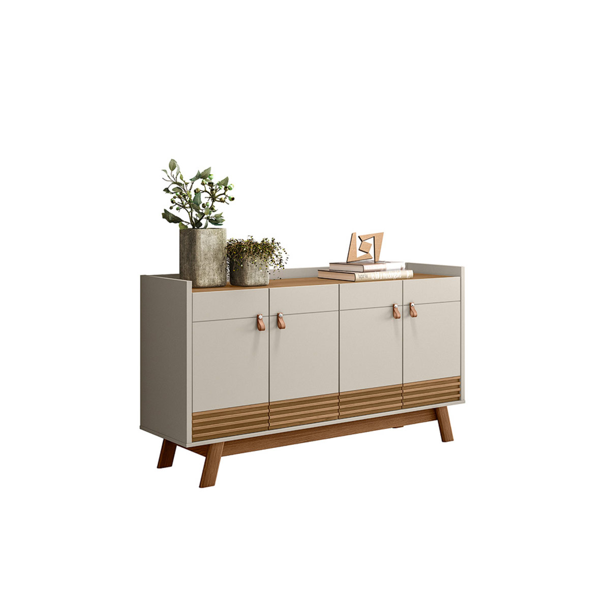 APARADOR RIPLEY HOME ABRUZZO 2 REPISAS OFF WHITE - 3