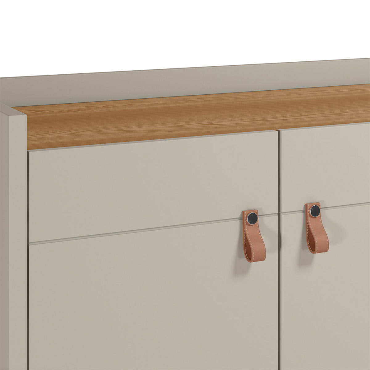 APARADOR RIPLEY HOME ABRUZZO 2 REPISAS OFF WHITE - 5