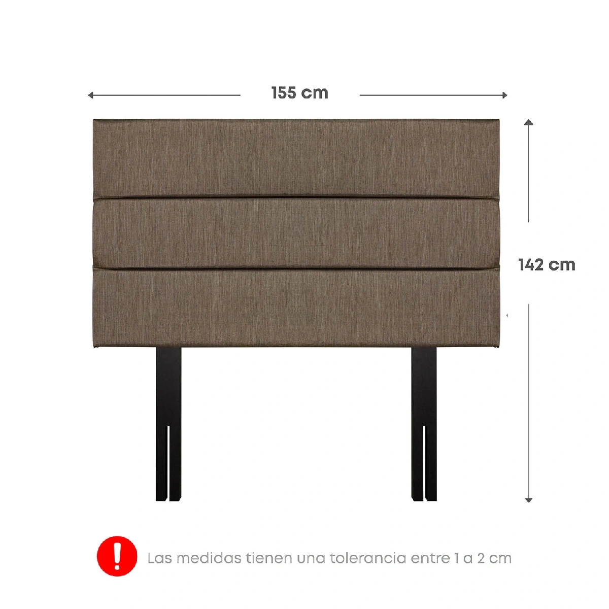 DORMITORIO CON CAJONES FORLI BOREAL QUEEN + VELADORES - 8
