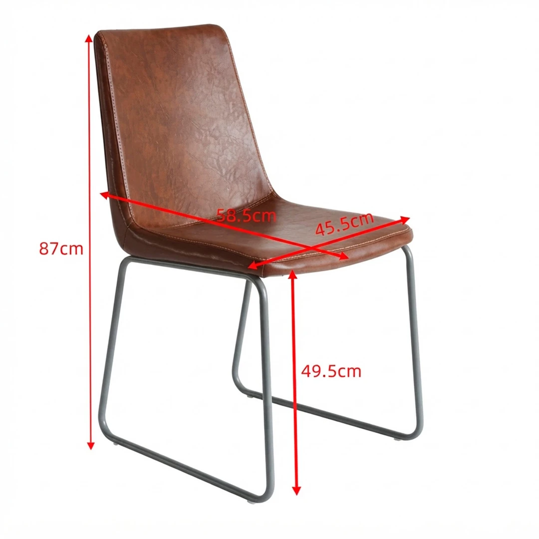 JUEGO DE COMEDOR RIPLEY HOME RAMAS JANE 6 SILLAS CAMEL - 6
