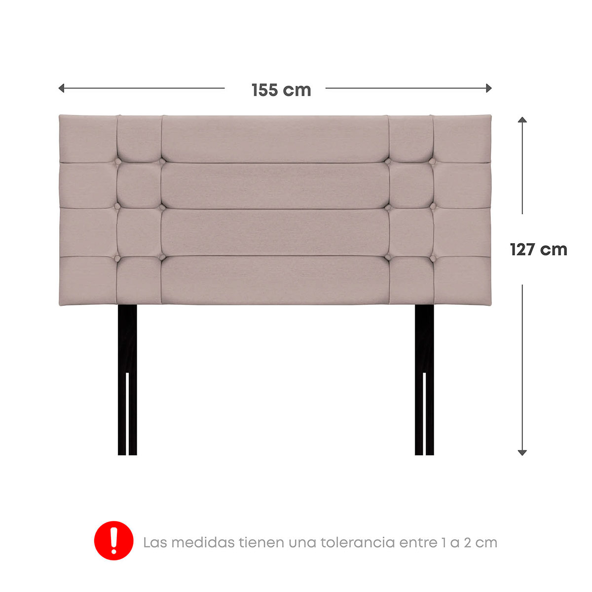 DORMITORIO FORLI SIRIUS QUEEN BEIGE + VELADOR MILAN - 10