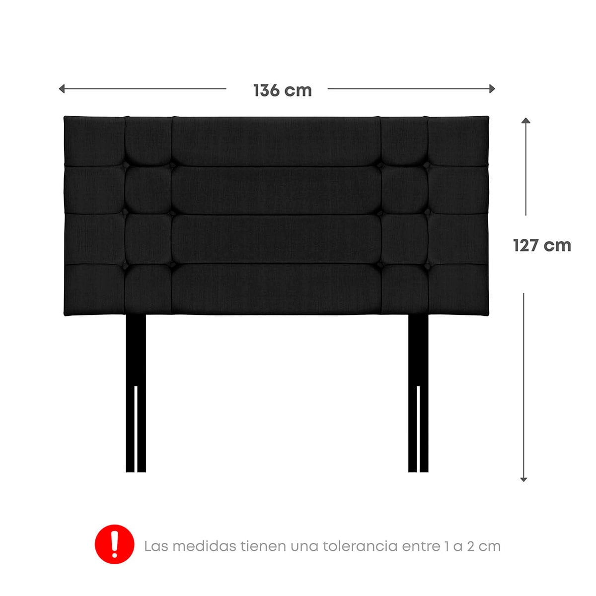 DORMITORIO FORLI SIRIUS 2 PLAZAS GRIS + VELADOR MILAN - 10