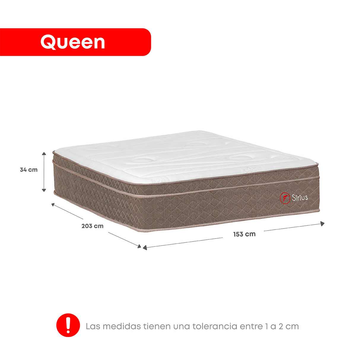 DORMITORIO CON CAJONES FORLI SIRIUS QUEEN GRIS + VELADOR MILAN - 6