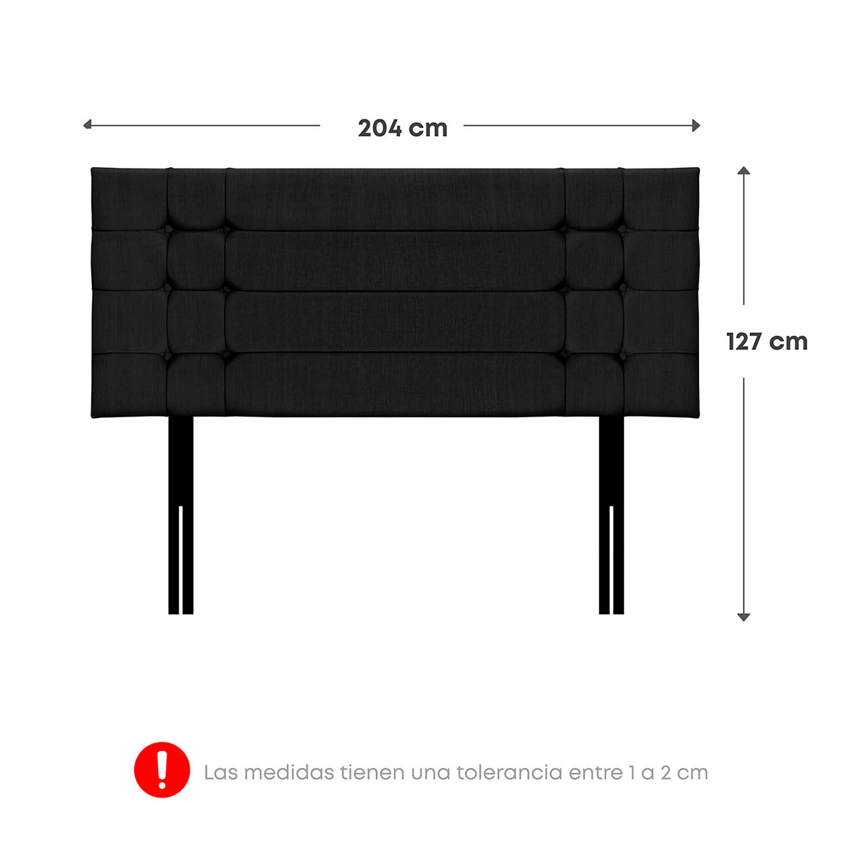 DORMITORIO CON CAJONES FORLI SIRIUS KING GRIS + VELADOR MILAN - 10
