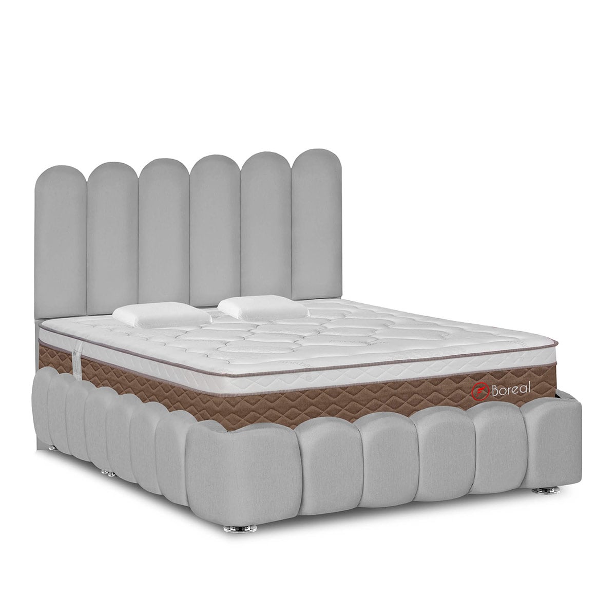 JUEGO DE DORMITORIO AMERICANO FORLI NUBE BOREAL QUEEN - 1