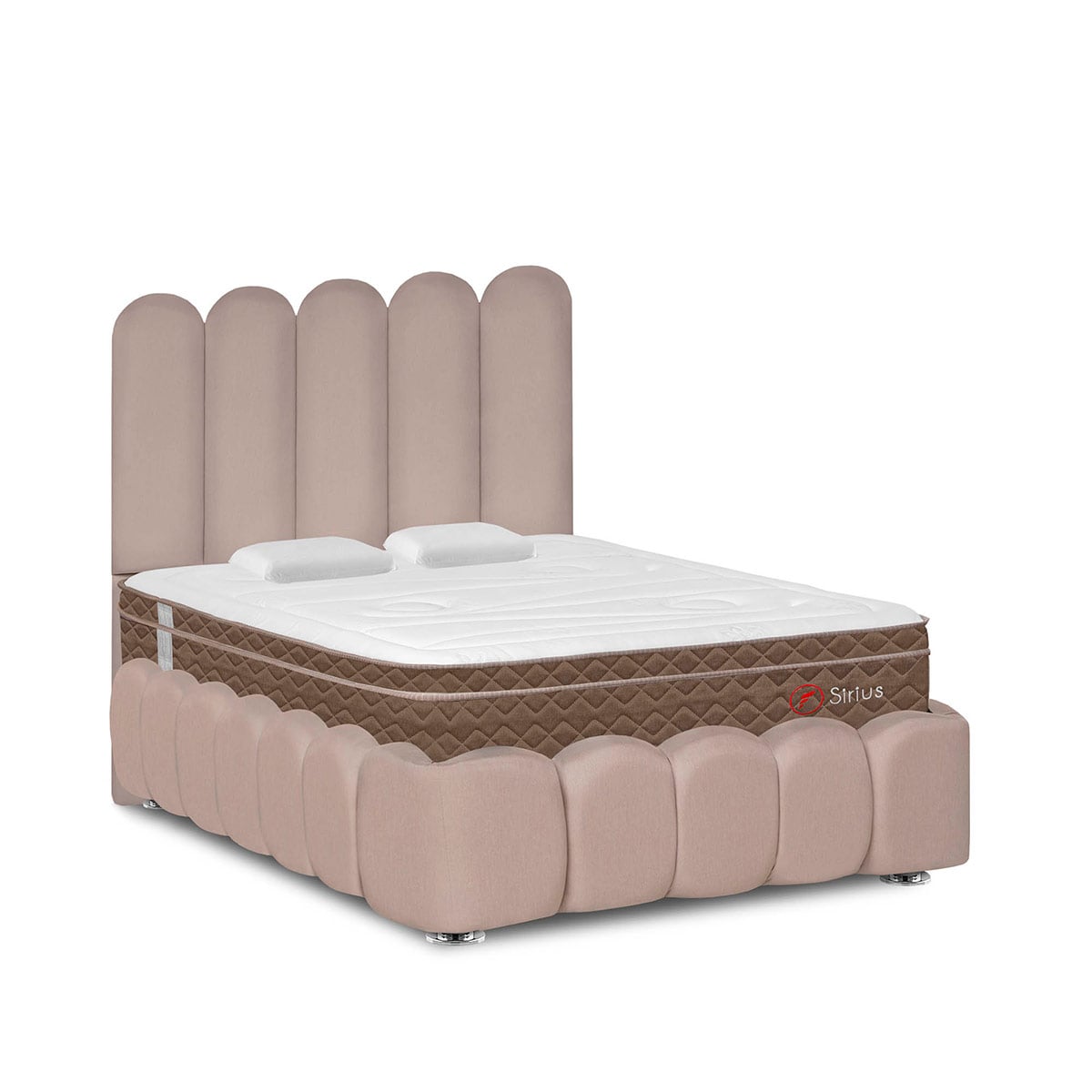 JUEGO DE DORMITORIO AMERICANO FORLI NUBE SIRIUS 2 PLAZAS - 1