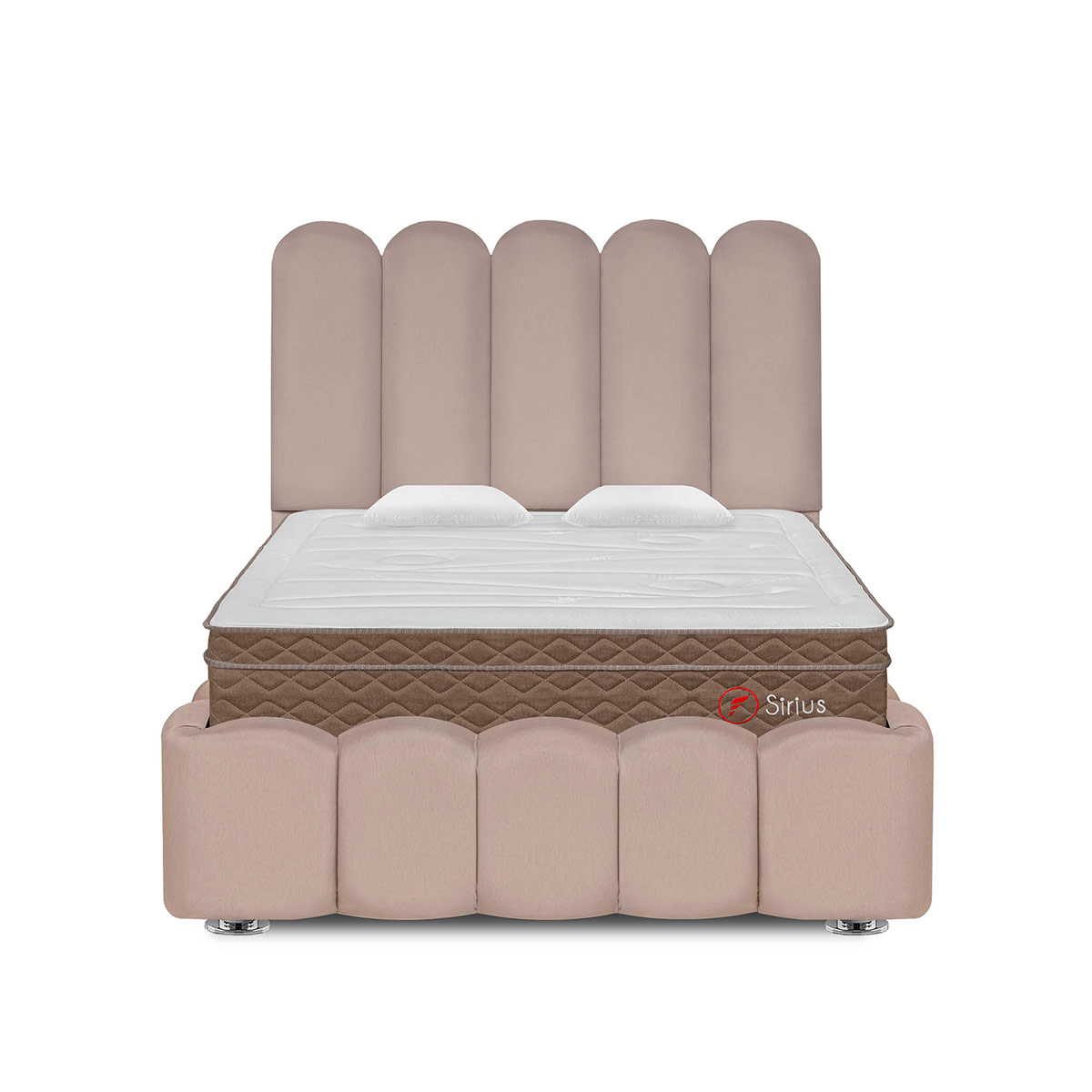 JUEGO DE DORMITORIO AMERICANO FORLI NUBE SIRIUS 2 PLAZAS - 3