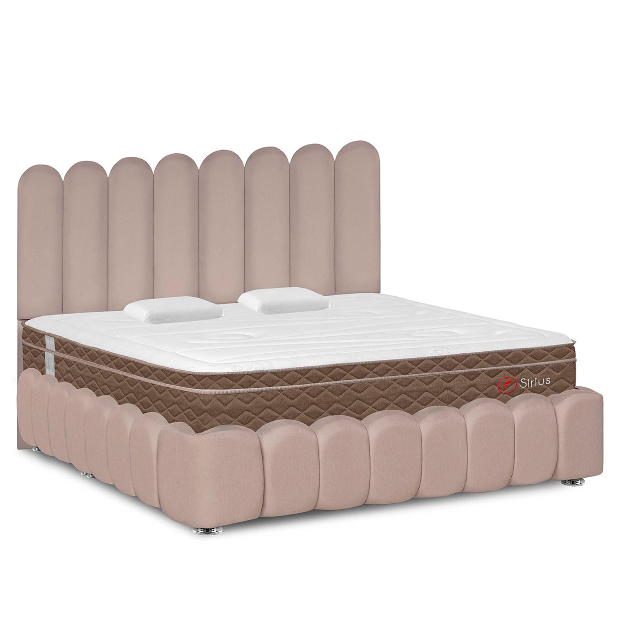 JUEGO DE DORMITORIO AMERICANO FORLI NUBE SIRIUS KING - 1